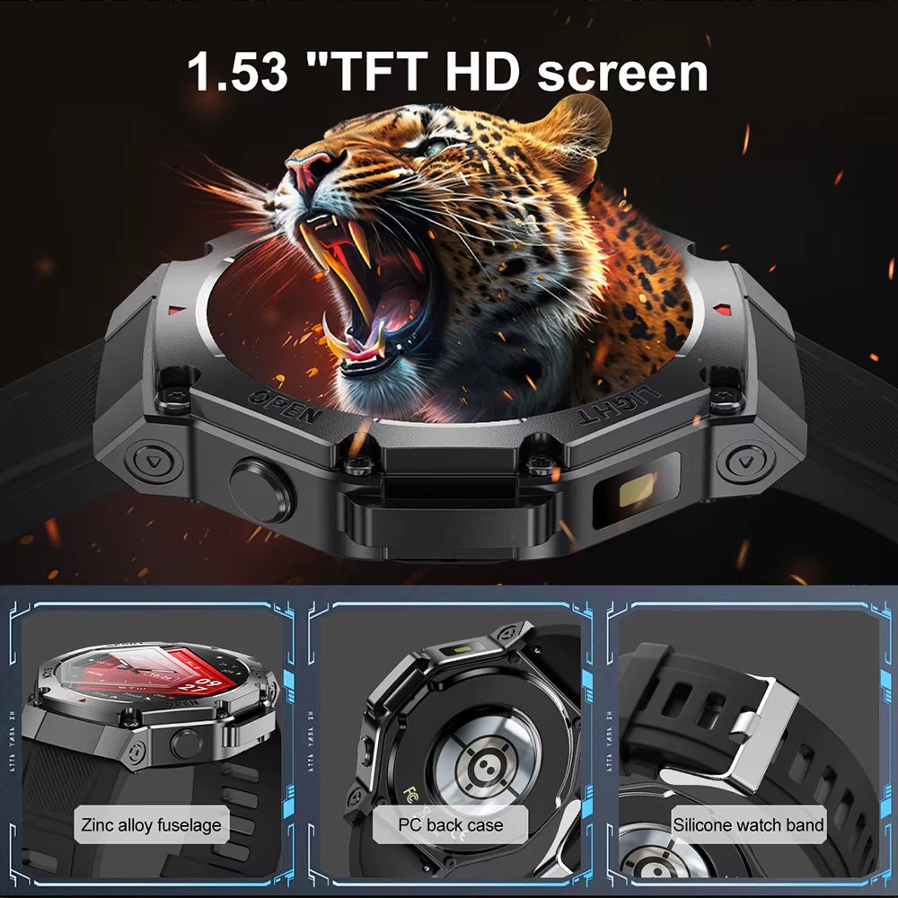 2025 New LED Smart Watch Men'S HD AMOLED Bluetooth Call Waterproof Smartwatch Heart Rate Monitoring Women'S Health Smart Watches