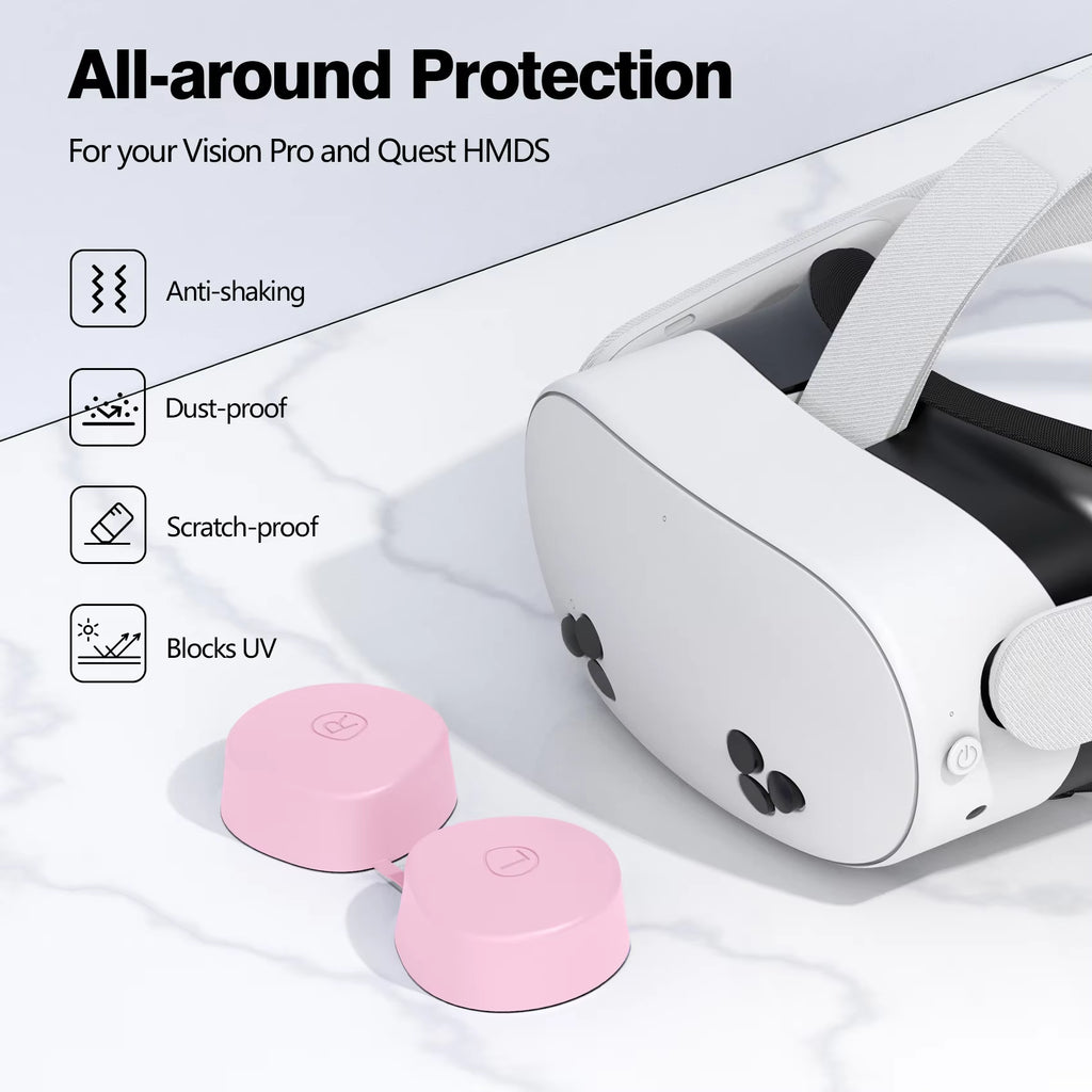Compatible with  Accessories,Vr Silicone Face Cover, Shell Cover, Touch Controller Grip Cover,Protective Lens Cover
