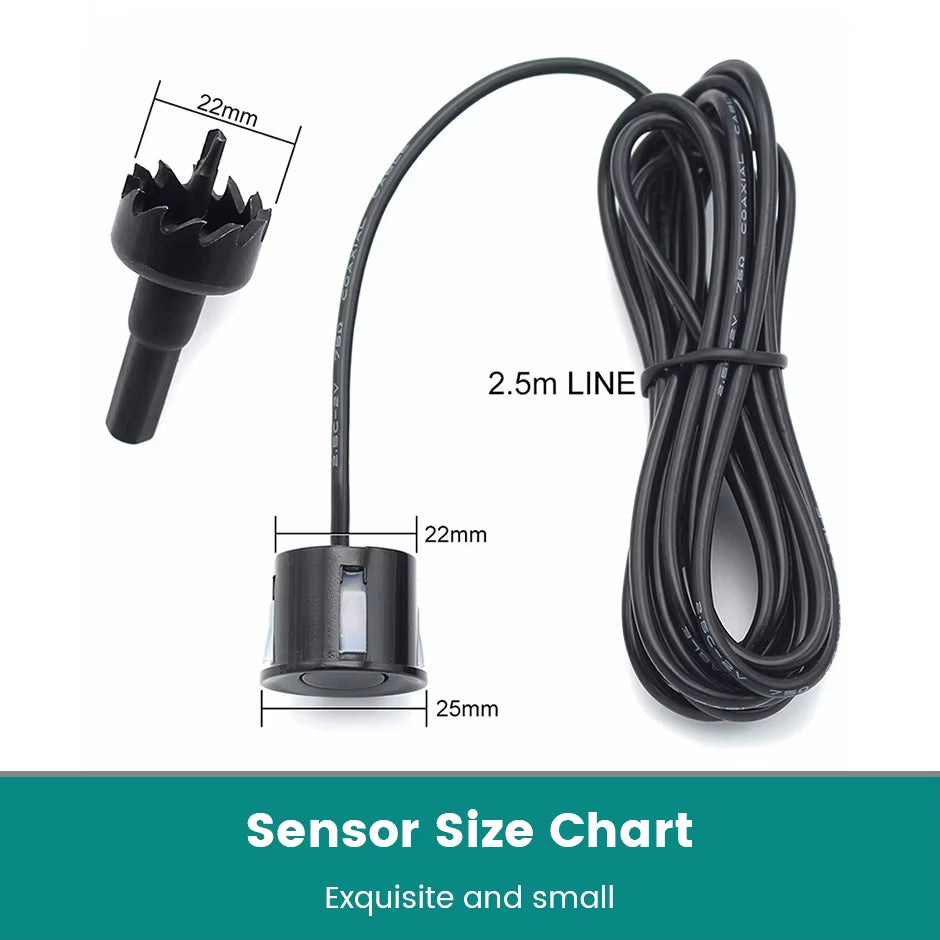 AHD Car Video Parking Sensor Reverse Backup Radar Assistance Detector for Monitor Camera System