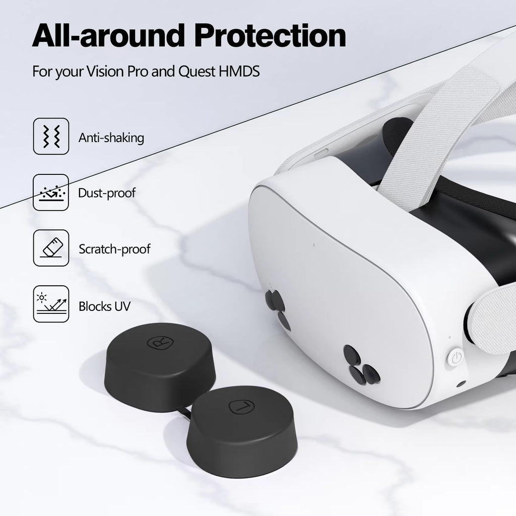 7In1 VR Soft Durable Accessories for  Silicone Protective Cover VR Headset Lens Cap Protection Case for Quest 3S