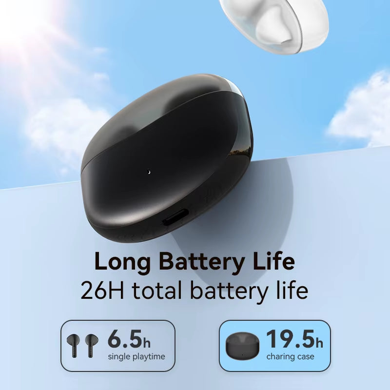 X2S TWS Bluetooth Earbuds True Wireless Earphone Bluetooth 5.3 13Mm Driver Strong Bass Lightweight Design 26Hrs Playtime