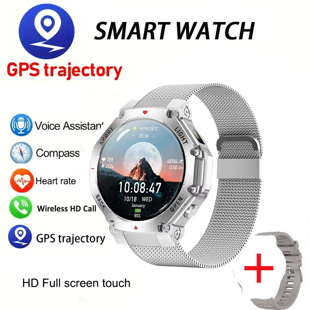 2025 New LED Smart Watch Men'S HD AMOLED Bluetooth Call Waterproof Smartwatch Heart Rate Monitoring Women'S Health Smart Watches