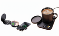 Complete Wireless Charging & Comfort Bundle – Sip & Charge 2-in-1 Mug Warmer + 5-in-1 Folding Charging Station