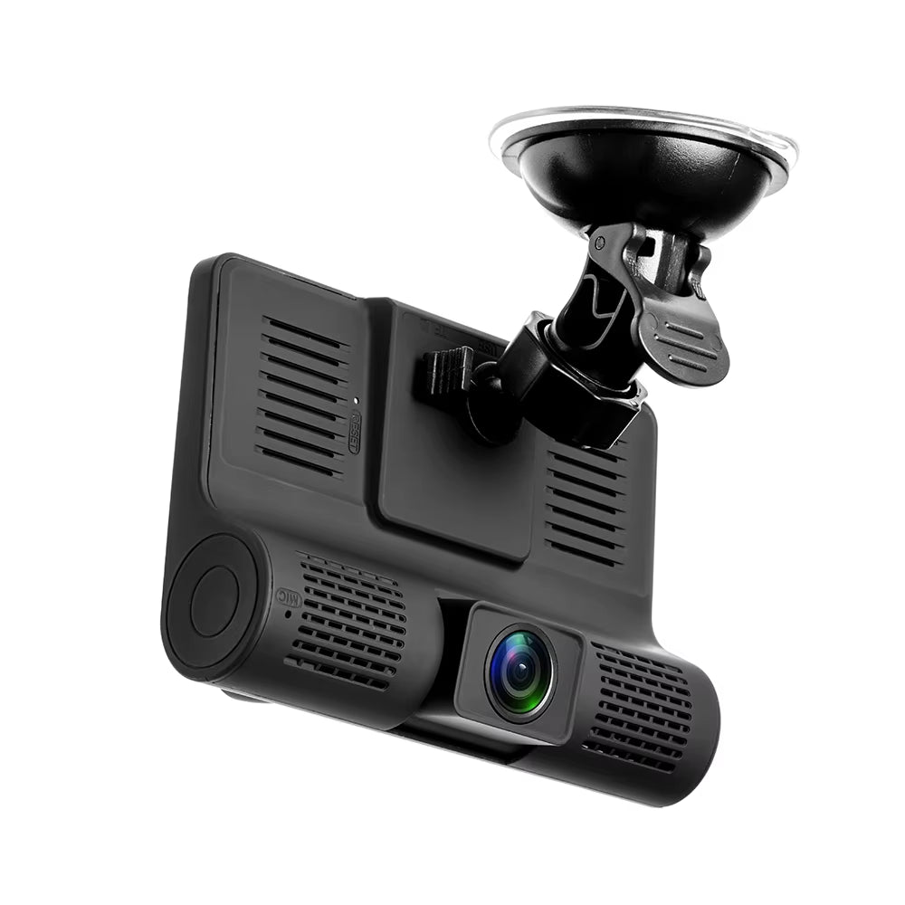 Car DVR with 3 Cameras Dash Camera Cabin Camera with Front and Rear View Camera Video Recorder Auto Registrator Dvrs Dash Cam