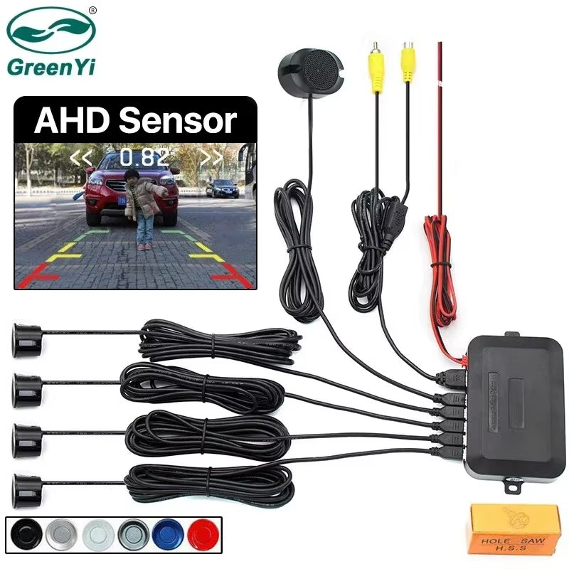 AHD Car Video Parking Sensor Reverse Backup Radar Assistance Detector for Monitor Camera System