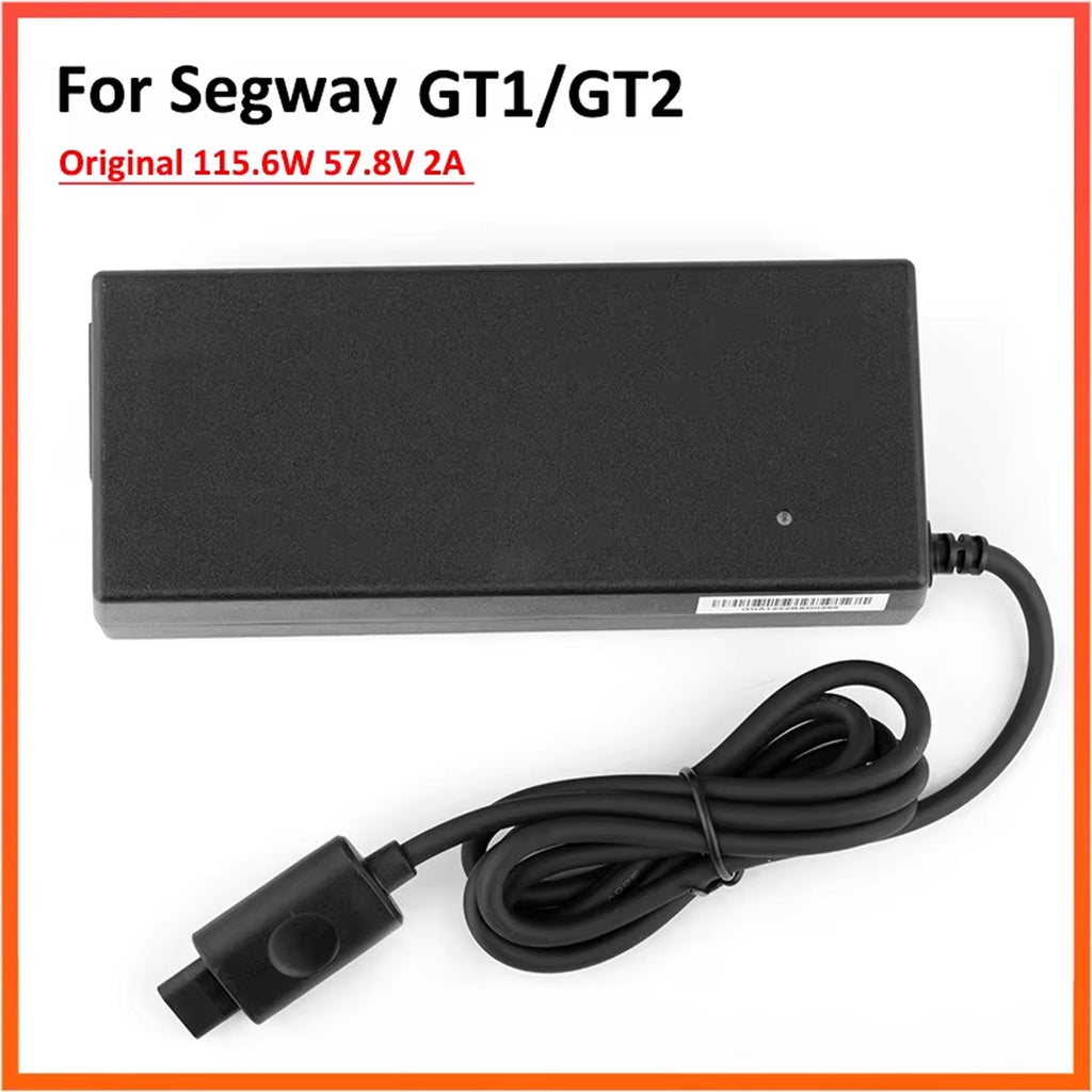 Original 115.6W 57.8V 2A Charger for Segway GT1 GT2 Superscoooter Battery Charger Power Supply Adapter Parts