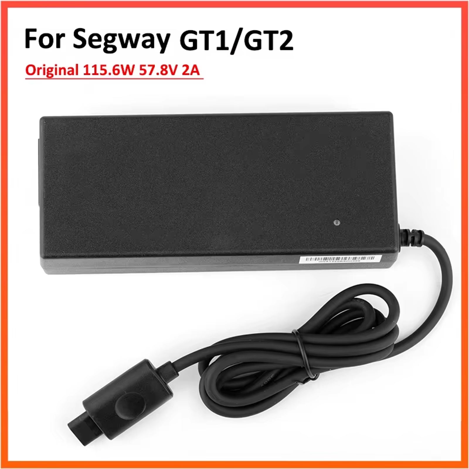 Original 115.6W 57.8V 2A Charger for Segway GT1 GT2 Superscoooter Battery Charger Power Supply Adapter Parts
